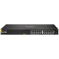 Aruba 6000 24G Class4 PoE 4SFP 370W Managed L3 Gigabit Ethernet (10/100/1000) Power over Ethernet (PoE) 1U - thumbnail