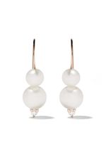 Mizuki boucles d'oreilles serties de perles en or 14ct