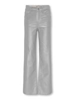 Kids ONLY winter broek meisjes - grijs - KogJuicy - wide leg fit