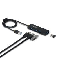 Hub USB Startech H5A4A-USB-HUB-2 Zwart