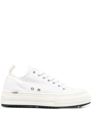DSQUARED2 baskets à plateforme - Blanc
