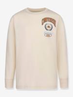 Kindershirt Collegiate Sport Stack Ls CONVERSE van biokatoen. beige - thumbnail