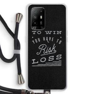 Risk loss: Oppo A95 5G Transparant Hoesje met koord