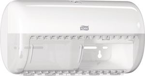 Tork Tafelstandaard | staalplaat lichtgrijs, RAL 7035 | 10 zichtpanelen DIN A4 | met profielframe | 1 stuk - 557000 557000