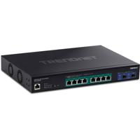 TRENDnet TPE-3102WS 10-poorts 2.5G-switch, Web Smart PoE+ met 10G SFP+ sleuven