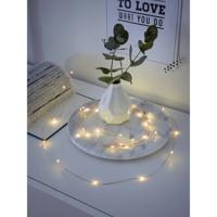 Konstsmide 1460-860 Lichtketting met batterijen Binnen werkt op batterijen Aantal lampen 20 LED Barnsteen Konstsmide 1460-860 Lichtketting met batterijen Binnen werkt op batterijen Aantal lampen 20 LED Barnsteen