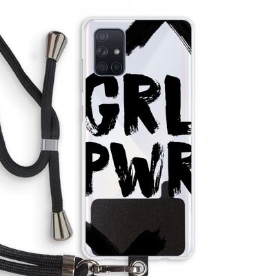 Girl Power #2: Samsung Galaxy A71 Transparant Hoesje met koord