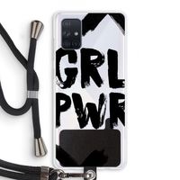 Girl Power #2: Samsung Galaxy A71 Transparant Hoesje met koord