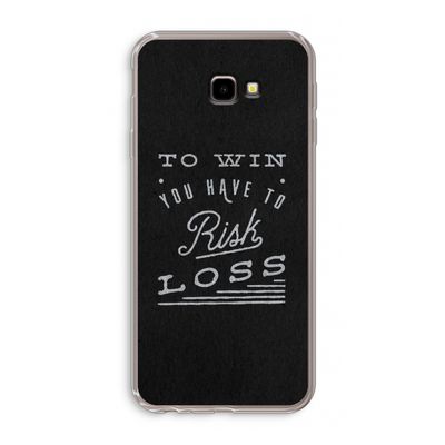Risk loss: Samsung Galaxy J4 Plus Transparant Hoesje