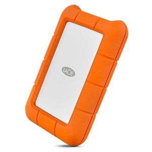 LaCie Rugged 4 TB Externe harde schijf (2,5 inch) USB-C Zilver, Oranje STFR4000800