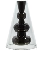 Tom Dixon vase Bump à design conique - Noir