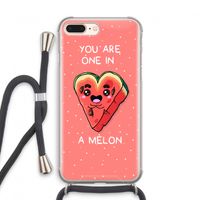 One In A Melon: iPhone 7 PLUS Transparant Hoesje met koord