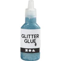 Creativ Company Glitterlijm, lichtblauw, 25 ml/ 1 fles