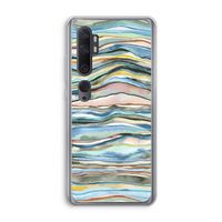 Watercolor Agate: Xiaomi Mi Note 10 Transparant Hoesje
