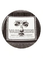 Fornasetti assiette imprimée - Noir