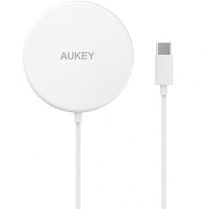 Aukey Aircore Magnetic Qi Wireless Charger 15W - wit