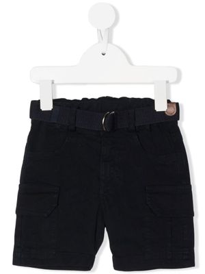 Lapin House short à taille ceinturée - Bleu