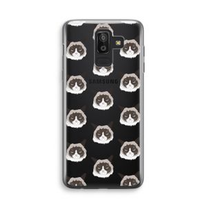 It's a Purrr Case: Samsung Galaxy J8 (2018) Transparant Hoesje