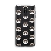 It's a Purrr Case: Samsung Galaxy J8 (2018) Transparant Hoesje