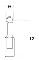 Beta Set van 3 paar dummy kogel klemmen 1547KP/2 - 015470206