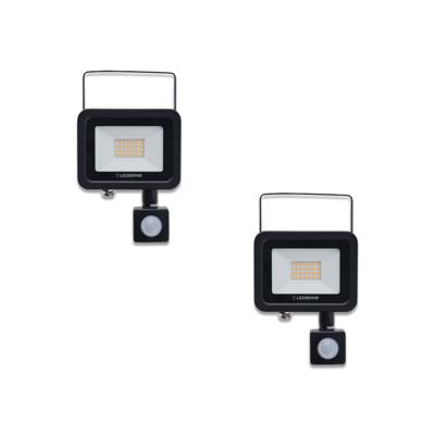 2x LED-bouwlamp met sensor Cavona 10W neutraal-wit