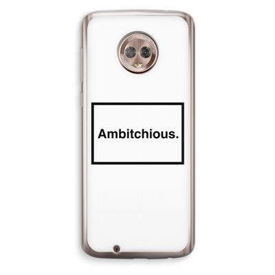 Ambitchious: Motorola Moto G6 Transparant Hoesje