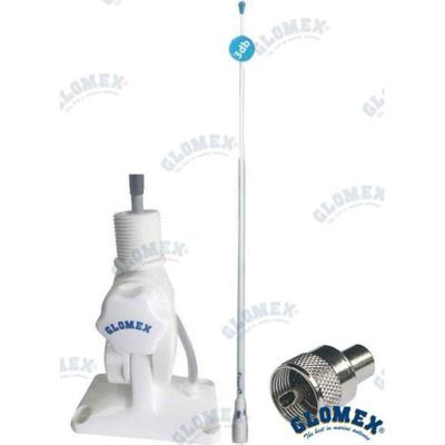 Antena VHF para embarcaciones a motor GLORA400KIT - ANTENA GLOMEX RA400 + SOP. RA135 + RA132