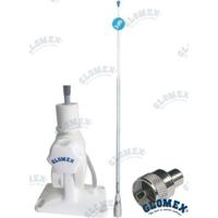 Antena VHF para embarcaciones a motor GLORA400KIT - ANTENA GLOMEX RA400 + SOP. RA135 + RA132