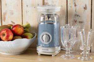 Ariete 0568/15 1,5 l Blender voor op aanrecht 500 W Blauw, Zilver, Wit