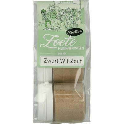 Kindly&apos;s Zwart wit potjes zout 30 gram