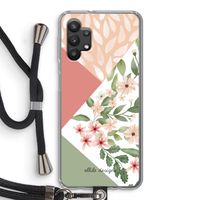 Sweet heaven geometrics: Samsung Galaxy A32 5G Transparant Hoesje met koord
