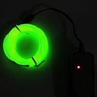 Flexibele LED licht EL Wire string strip touw Glow decor Neon Lamp USB controlle 3M energiebesparende masker glazen gloed lijn F277 (citroen geel lich