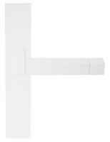 Formani deurkruk Jan des Bouvrie Square JB100P236SFC ongeveerd op schild blind - wit