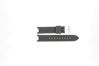 Horlogeband GC watches Y16006L5 Rubber Grijs 9mm