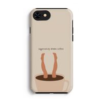 Aggressively drinks coffee: iPhone 8 Tough Case