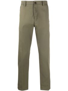 Roberto Cavalli pantalon droit à patch logo - Vert