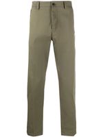 Roberto Cavalli pantalon droit à patch logo - Vert