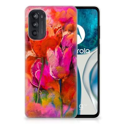 Smartphone hoesje Motorola Moto G52/G82 Tulips Smartphone hoesje Motorola Moto G52/G82 Tulips