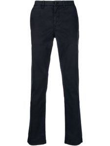 Moorer pantalon chino à coupe fuselée - Bleu