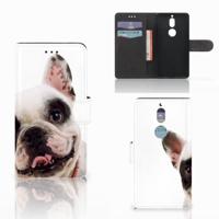 Nokia 7 | Telefoonhoesje | Met pasjeshouder | Franse Bulldog