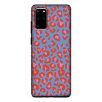 Leopard blue: Samsung Galaxy S20 Plus Tough Case