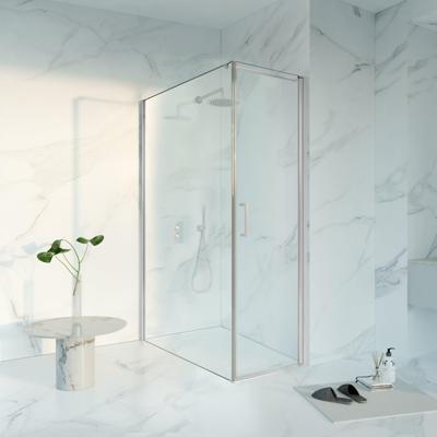 Fortifura Galeria Douchecabine - 60x140x200 - Profiel veiligheidsglas - anti kalk - chroom SW1122467/SW797916/SW797904