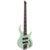 Sire Marcus Miller M6H 4-String Surf Green Metallic Satin headless elektrische basgitaar met gigbag