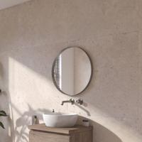 Ben Mimas ronde spiegel Ø40cm geborsteld RVS