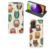 Samsung Galaxy A52 | Hoesje maken | Vrolijke Uilen Samsung Galaxy A52 | Hoesje maken | Vrolijke Uilen