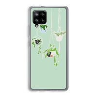 Hang In There: Samsung Galaxy A42 5G Transparant Hoesje