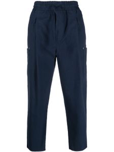 Drôle De Monsieur pantalon fuselé à coupe courte - Bleu