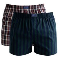 Gant 2 stuks Cotton Stripe Boxer Shorts - thumbnail