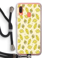 Herfst: Samsung Galaxy A20e Transparant Hoesje met koord