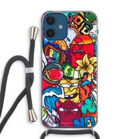 No Rules: iPhone 12 Transparant Hoesje met koord